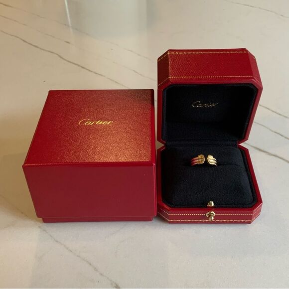 CARTIER Double C 1997 Ring - Picture 3 of 8